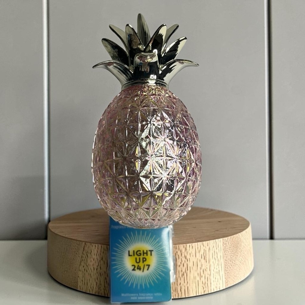 Bath & Body Works Wallflower Nightlight Pink Sliver  Pineapple Plug In Tropical